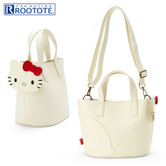 Japan Sanrio Rootote 2way Bag - Hello Kitty White