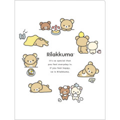 Japan San-X 10 Pocket A4 File - Rilakkuma / New Basic Rilakkuma Vol.2 A