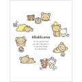 Japan San-X 10 Pockets A4 File - Rilakkuma / New Basic Rilakkuma Vol.2 A - 1