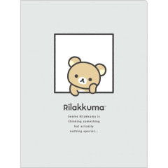 Japan San-X 10 Pocket A4 File - Rilakkuma / New Basic Rilakkuma Vol.2 B