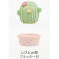 Japan San-X Sumikko Gurashi Petit Collection Mascot - Penguin? : Green Plant Flocked - 2