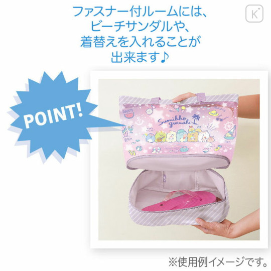 Japan San-X Pool Bag Tool Room - Sumikko Gurashi / Summer A - 3