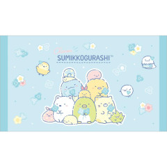 Japan San-X Bath Towel (L) - Sumikko Gurashi / Flower Blue