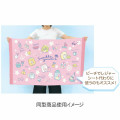 Japan San-X Bath Towel (L) - Sumikko Gurashi / Flower Blue - 3