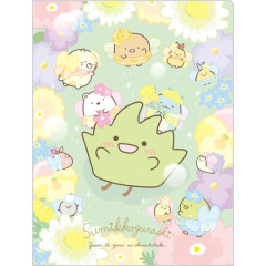 Japan San-X 10 Pockets A4 File - Sumikko Gurashi / Fairy Flower Garden A