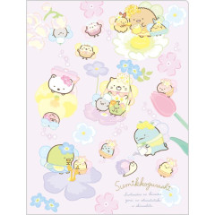 Japan San-X 10 Pocket A4 File - Sumikko Gurashi / Fairy Flower Garden B
