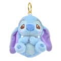 Japan Disney Store Fluffy Plush Keychain - Stitch / Sleepy - 1