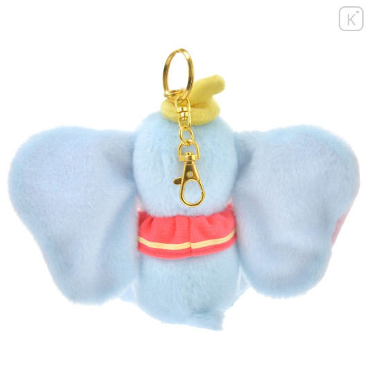 Japan Disney Store Fluffy Plush Keychain - Dumbo / Sleepy - 4