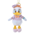 Japan Disney Store Plush Keychain - Daisy Duck : Pastel Sailor - 1