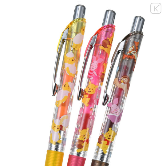 Japan Disney Store EnerGel Gel Pen 3pcs Set - Pooh & Friends / Story - 3