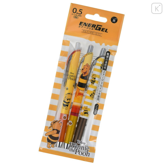 Japan Disney Store EnerGel Gel Pen Set - Pooh & Friends : Bee - 1