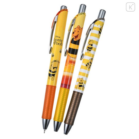 Japan Disney Store EnerGel Gel Pen Set - Pooh & Friends : Bee - 2