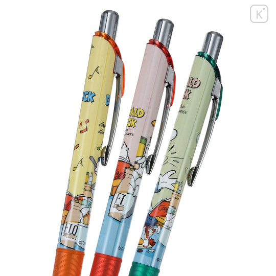 Japan Disney Store EnerGel Gel Pen 3pcs Set - Donald & Chip & Dale / Chef - 4