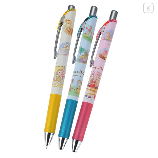 Japan Disney Store EnerGel Gel Pen 3pcs Set - Chip & Dale / Life - 2