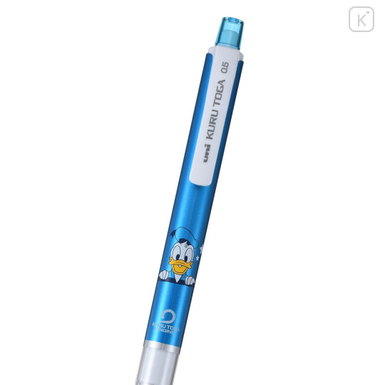 Japan Disney Store Kuru Toga Mechanical Pencil - Donald Duck / Blue - 3