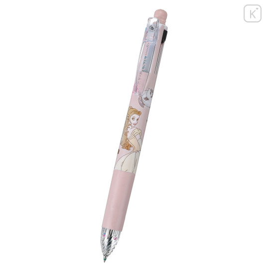 Japan Disney Store Jetstream 4&1 Multi Pen + Mechanical Pencil - Belle Light Pink - 1