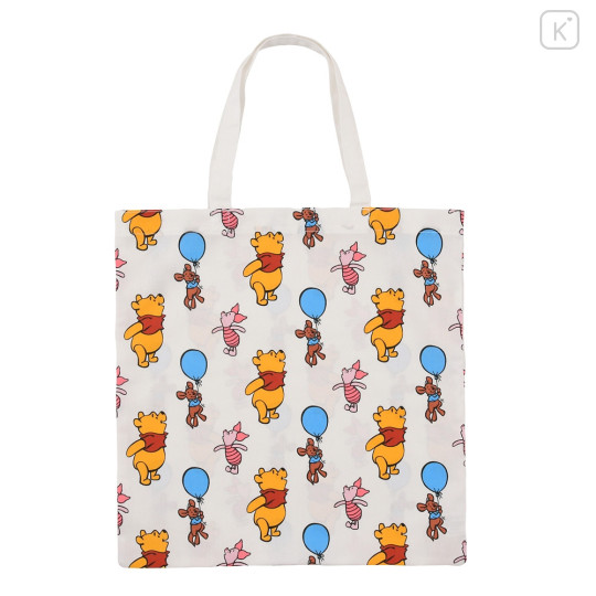 Japan Disney Store Tote Shopping Bag (L) - Pooh & Friends - 1