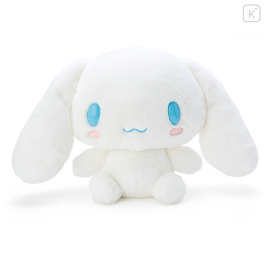 Japan Sanrio Fluffy Plush Toy (L) - Cinnamoroll - 1