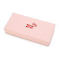 Japan Sanrio Genuine Leather Long Wallet - Hello Kitty / Ribbon - 4