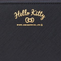Japan Sanrio Genuine Leather Long Wallet - Hello Kitty / Ribbon - 6