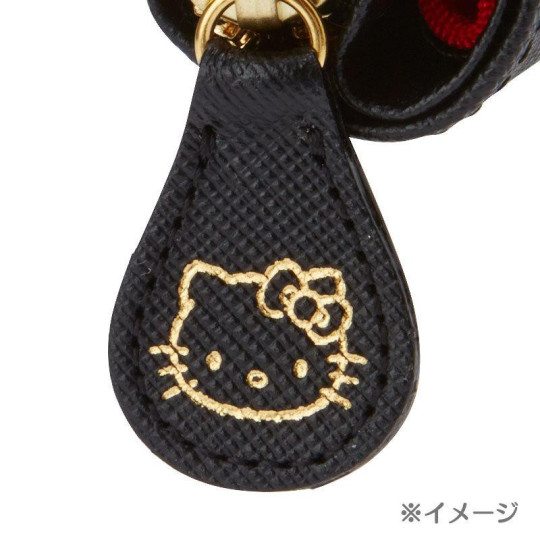 Japan Sanrio Genuine Leather Long Wallet - Hello Kitty / Ribbon - 7