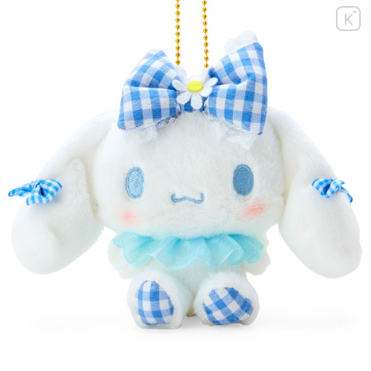 Japan Sanrio Mascot Holder - Cinnamoroll / Gingham Angel - 2