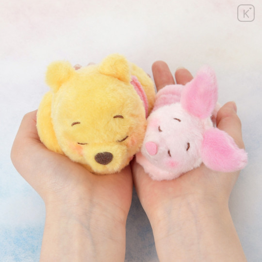 Japan Disney Store Fluffy Plush (M) - Winnie The Pooh / Sleeping Baby - 7