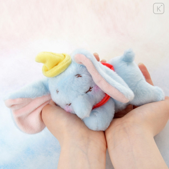 Japan Disney Store Fluffy Plush (M) - Dumbo : Sleeping Baby - 1