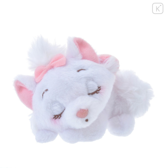 Japan Disney Store Fluffy Plush (M) - Marie Cat : Sleeping Baby - 2
