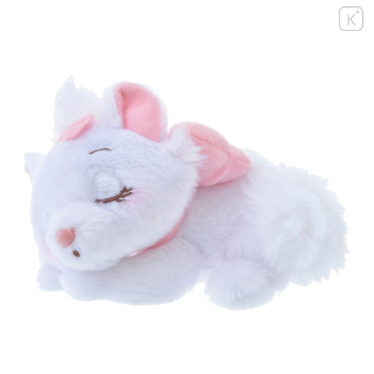 Japan Disney Store Fluffy Plush (M) - Marie Cat : Sleeping Baby - 4