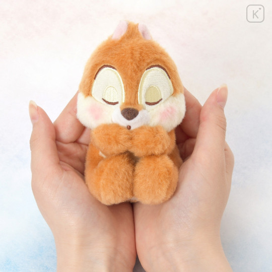 Japan Disney Store Fluffy Plush (M) - Chip / Sleeping Baby - 1
