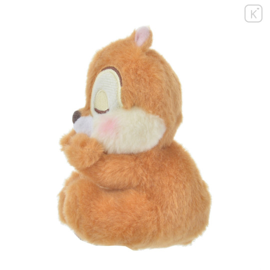 Japan Disney Store Fluffy Plush (M) - Chip / Sleeping Baby - 3