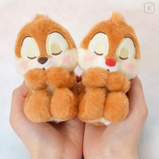 Japan Disney Store Fluffy Plush (M) - Chip / Sleeping Baby - 5