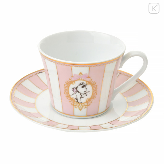 Japan Disney Store Teacup & Saucer Set - Marie Cat / Spring Afternoon Tea - 1