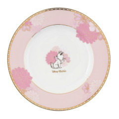 Japan Disney Porcelain Plate Set of 2 - Marie Cat / Spring Afternoon Tea