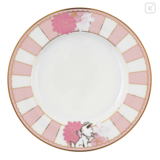Japan Disney Store Porcelain Plate Set of 2 - Marie Cat / Spring Afternoon Tea - 2