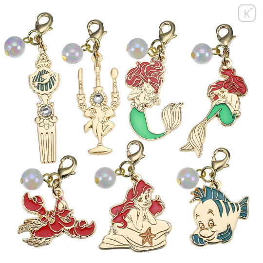 Japan Disney Store Secret Metal Charm - Little Mermaid Ariel : Blind Box - 1