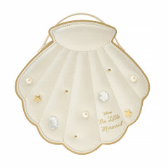 Japan Disney Vanity Pouch - Ariel / Lover White Shell