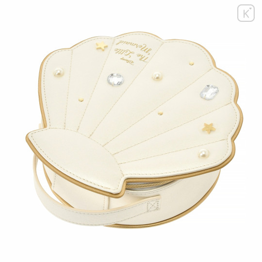 Japan Disney Store Vanity Pouch - Ariel / Lover White Shell - 3