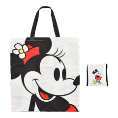 Japan Disney Eco Shopping Bag - Minnie Mouse / White