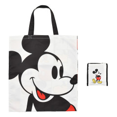 Japan Disney Eco Shopping Bag - Mickey Mouse / White