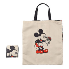 Japan Disney Eco Shopping Bag - Mickey Mouse / Beige