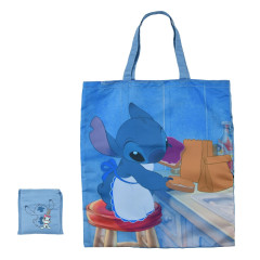 Japan Disney Eco Shopping Bag - Stitch / Blue