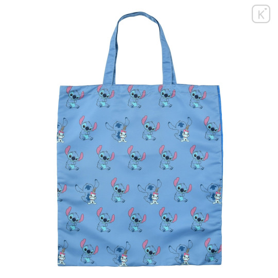 Japan Disney Store Eco Shopping Bag - Stitch / Blue - 2