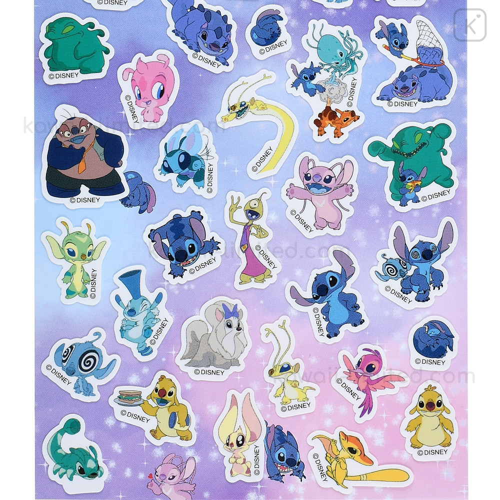 Japan Disney Big Sticker - Stitch 626 Alien