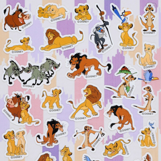 Japan Disney Store Sticker Collection - Lion King - 2
