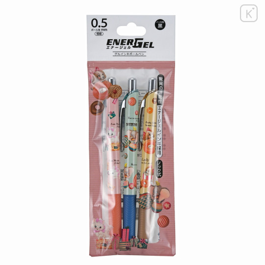 Japan Disney Store EnerGel Gel Pen Set - Marie, Dumbo, Lady - 2