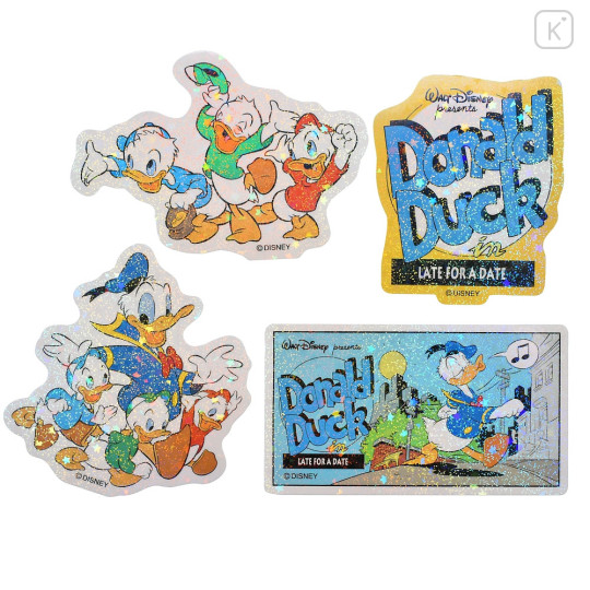 Japan Disney Store Hologram Big Sticker - Donald Duck / Daily - 1