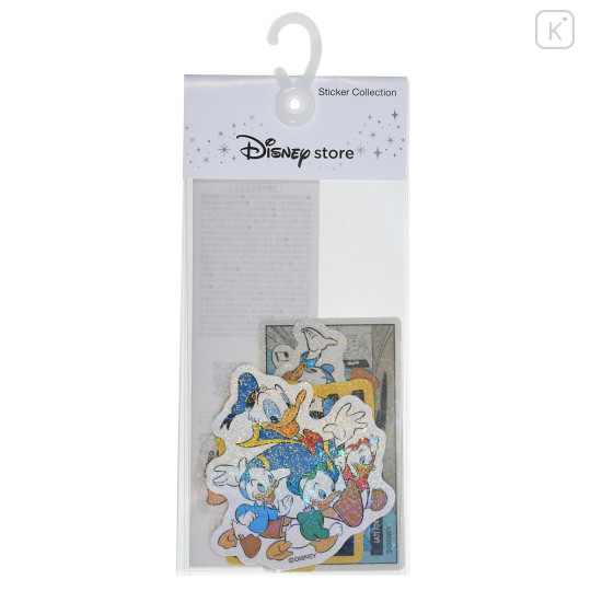 Japan Disney Store Hologram Big Sticker - Donald Duck / Daily - 2