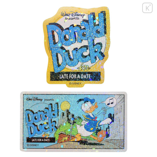 Japan Disney Store Hologram Big Sticker - Donald Duck / Daily - 4